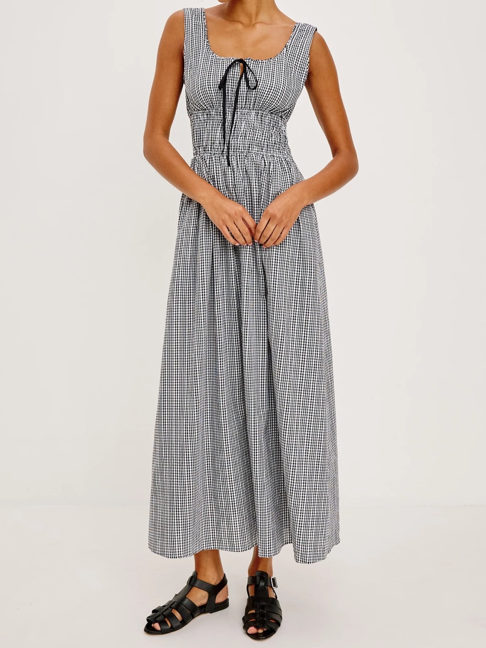 Rails Jordie Dress in Black Gingham